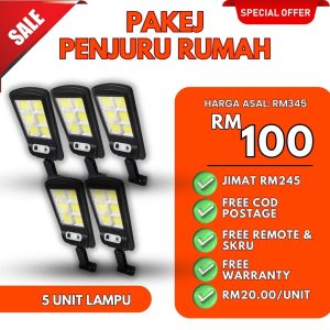Lampu Solar - 5 Unit